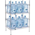 Global Equipment 5 Gallon Water Bottle Storage Rack, 12 Bottle Capacity 797086